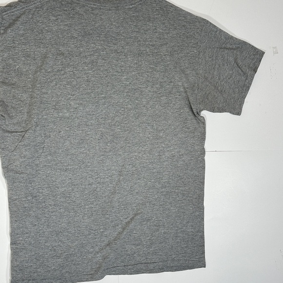 Vintage Elon University Phoenix T-Shirt Elon College Gray Large Distressed 1990s - Picture 12 of 13